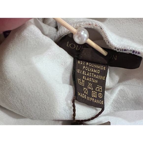 Louis Vuitton Vintage Y2K womens 38 One-Piece Swimsuit Paisley Print NWT luxury - Picture 10 of 10